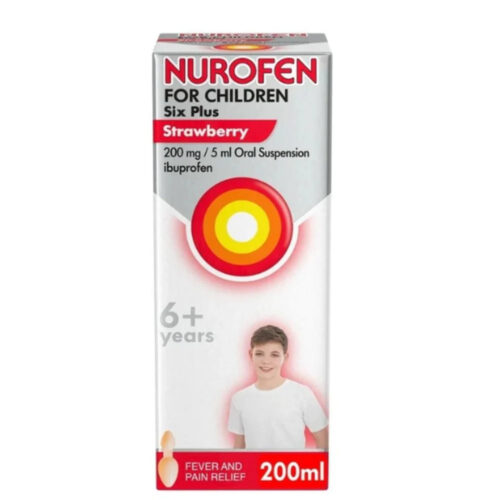 Nurofen For Children Six Plus Strawberry 200ml
