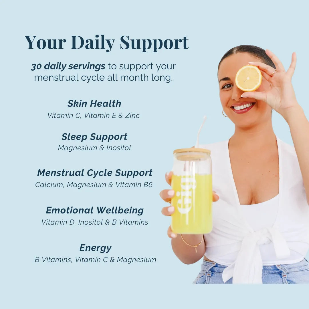Gigi PMS & Hormone Balance Blend - Lemonade Flavour - Image 2